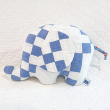 Load image into Gallery viewer, Vintage Quilt Handmade Stuffed Elephants
