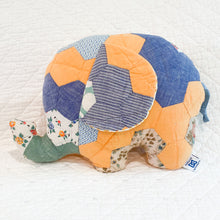 Load image into Gallery viewer, Vintage Quilt Handmade Stuffed Elephants
