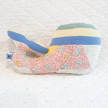 Load image into Gallery viewer, Vintage Quilt Stuffed Whale

