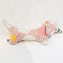 Load image into Gallery viewer, Vintage Quilt Stuffed Dog
