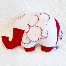 Load image into Gallery viewer, Vintage Quilt Handmade Stuffed Elephants
