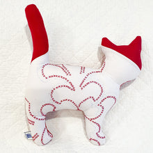 Load image into Gallery viewer, Vintage Quilt Stuffed Cat
