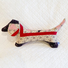 Load image into Gallery viewer, Vintage Quilt Stuffed Dog
