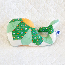 Load image into Gallery viewer, Vintage Quilt Stuffed Whale
