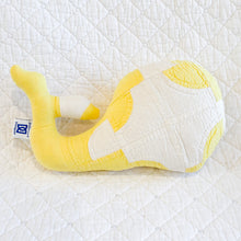 Load image into Gallery viewer, Vintage Quilt Stuffed Whale
