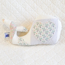 Load image into Gallery viewer, Vintage Quilt Stuffed Whale
