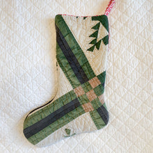Load image into Gallery viewer, Vintage Quilt Christmas Stockings

