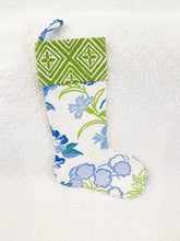 Load image into Gallery viewer, Designer Floral Fabric Christmas Stocking
