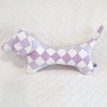 Load image into Gallery viewer, Vintage Quilt Stuffed Dog
