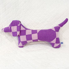 Load image into Gallery viewer, Vintage Quilt Stuffed Dog
