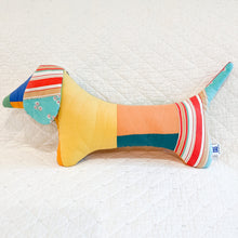 Load image into Gallery viewer, Vintage Quilt Stuffed Dog
