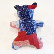 Load image into Gallery viewer, Vintage Quilt Teddy Bear

