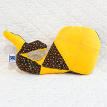 Load image into Gallery viewer, Vintage Quilt Stuffed Whale
