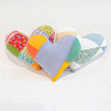 Load image into Gallery viewer, Mini Vintage Quilt Heart Pillow -                                 MINI
