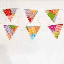 Load image into Gallery viewer, Vintage Quilt Flag Garland
