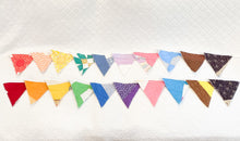 Load image into Gallery viewer, Vintage Quilt Flag Garland
