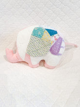 Load image into Gallery viewer, Vintage Quilt Handmade Stuffed Elephants
