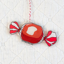 Load image into Gallery viewer, Caramel Cream Christmas Ornament – Double-Sided Recycled Acrylic Ornament | Baltimore Candy Holiday Decor
