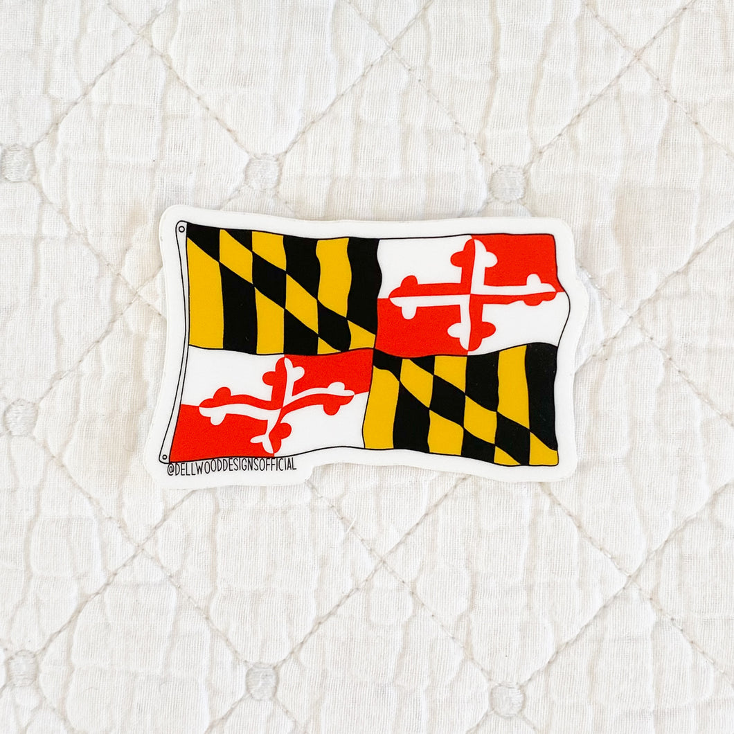 Maryland Flag Sticker