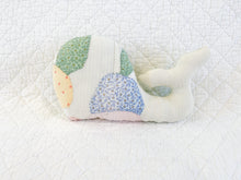 Load image into Gallery viewer, Vintage Quilt Stuffed Whale
