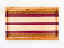 Load image into Gallery viewer, LockWood Original Cutting Board - Triple Purple Heart
