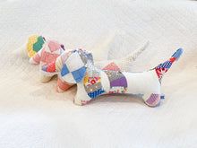 Load image into Gallery viewer, Vintage Quilt Stuffed Dog
