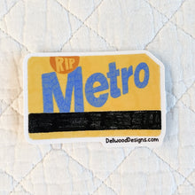 Load image into Gallery viewer, RIP Metro Sticker – New York Icon

