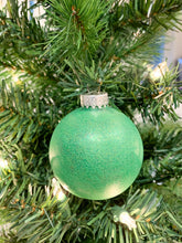 Load image into Gallery viewer, Green Flocked Christmas Ornament
