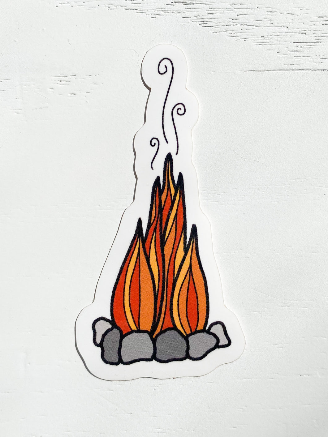 Campfire Sticker