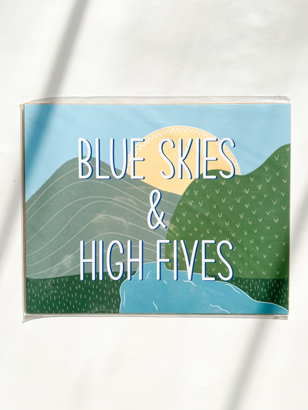 Blue Skies & High Fives Print