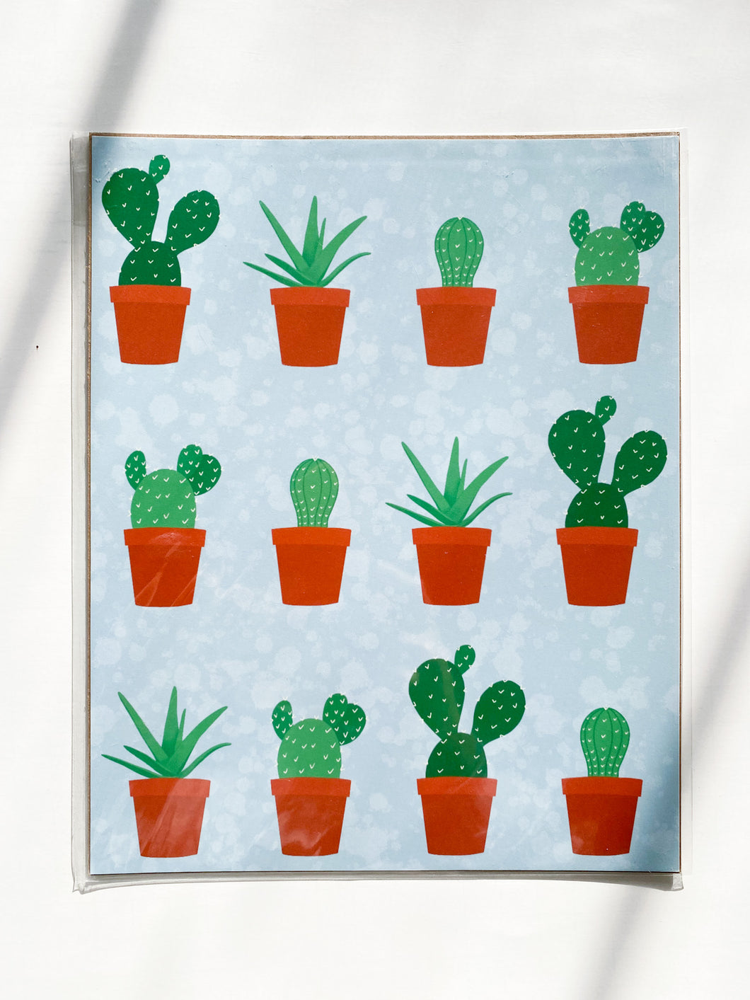 Succulent Grid Print