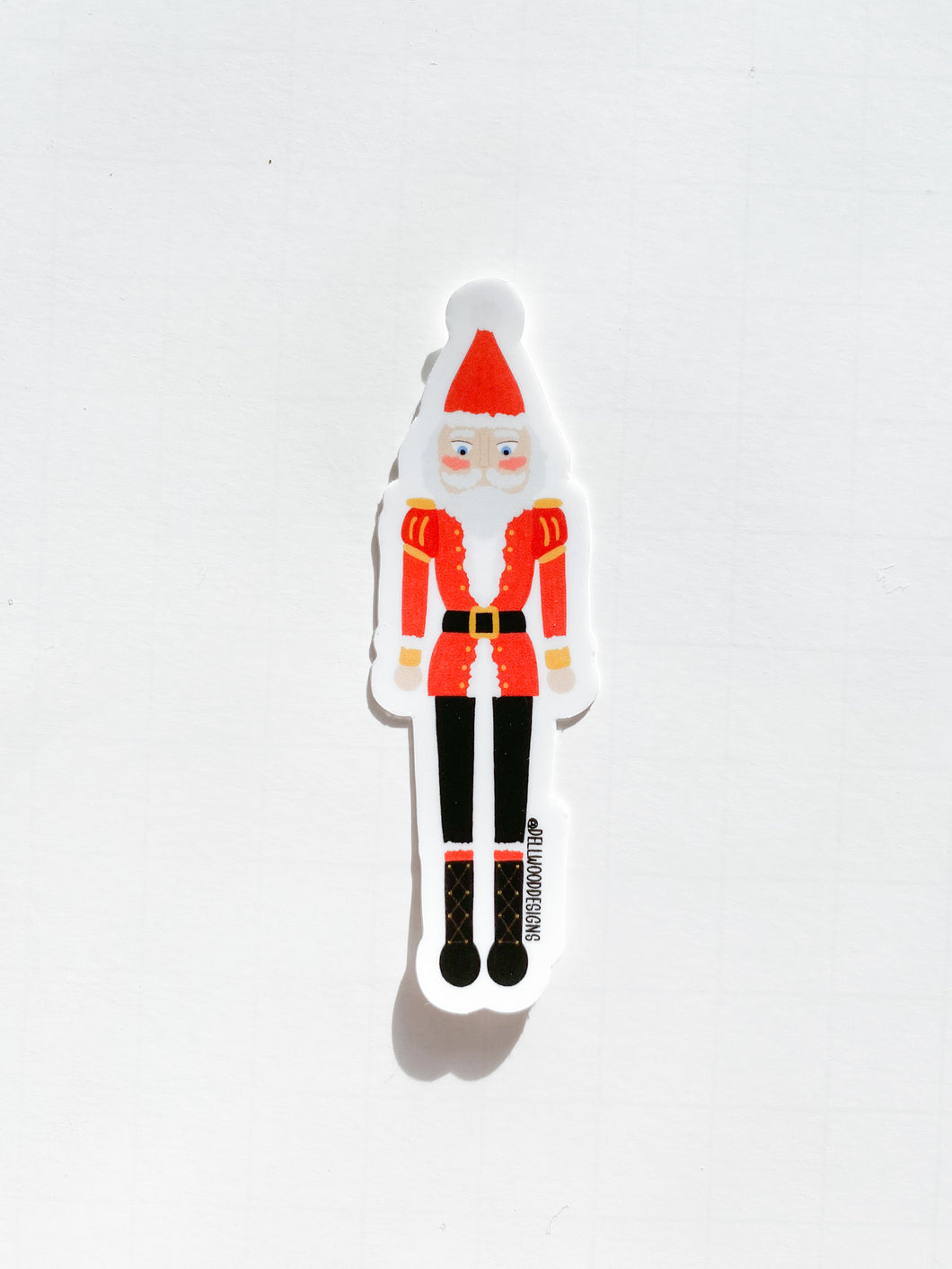 Santa Nutcracker Sticker