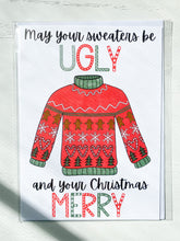 Load image into Gallery viewer, Ugly Christmas Sweater Greeting Card
