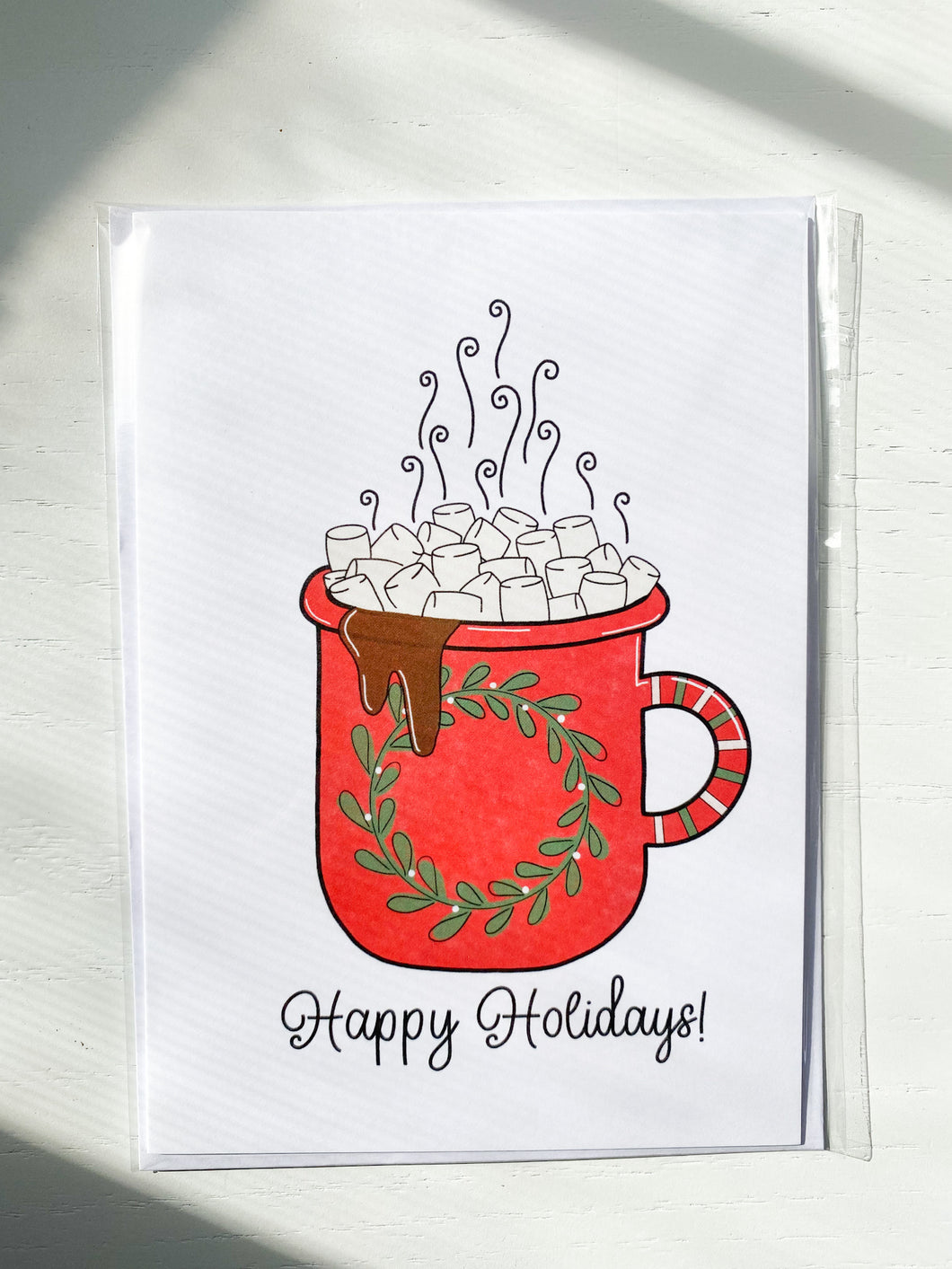 Hot Cocoa Holiday Greeting Card